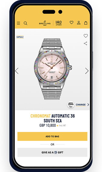 Breitling 4Gift live integration