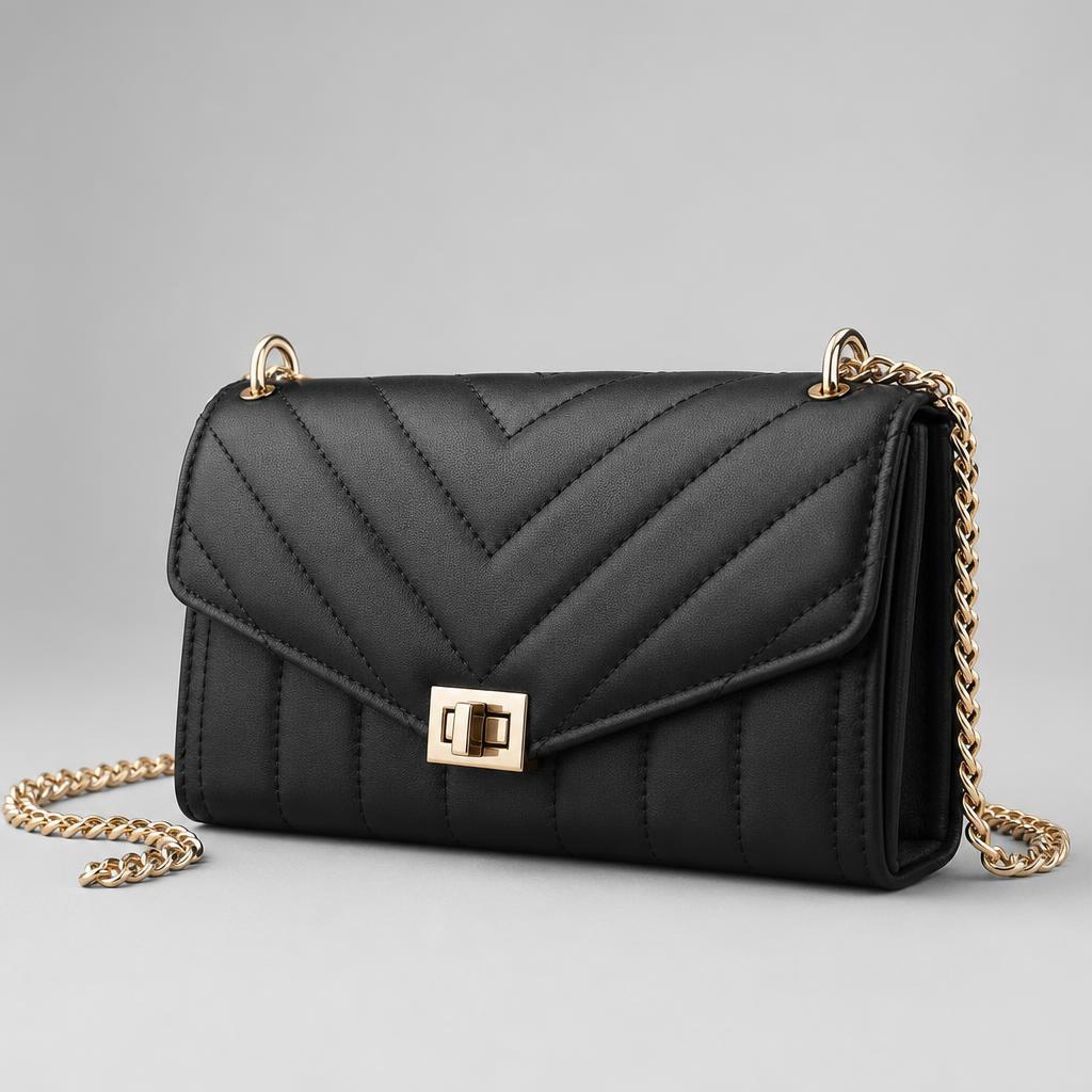Chain-Strap Quilted